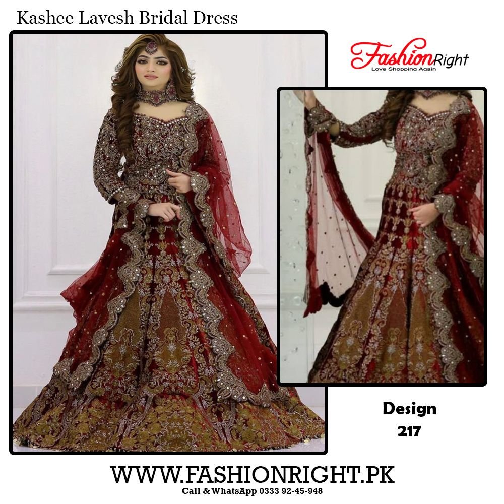 Kashee Bridal Dress Design 2022-217 - By FashionRight
